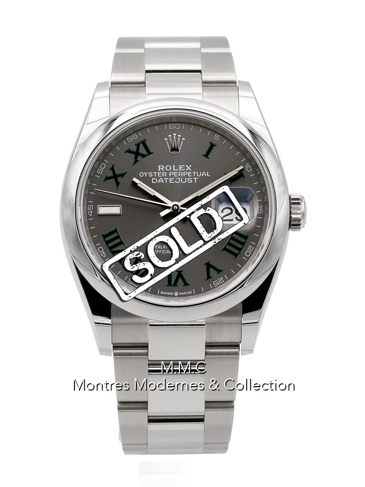 Rolex Datejust ref.126200 Wimbledon - Image 1