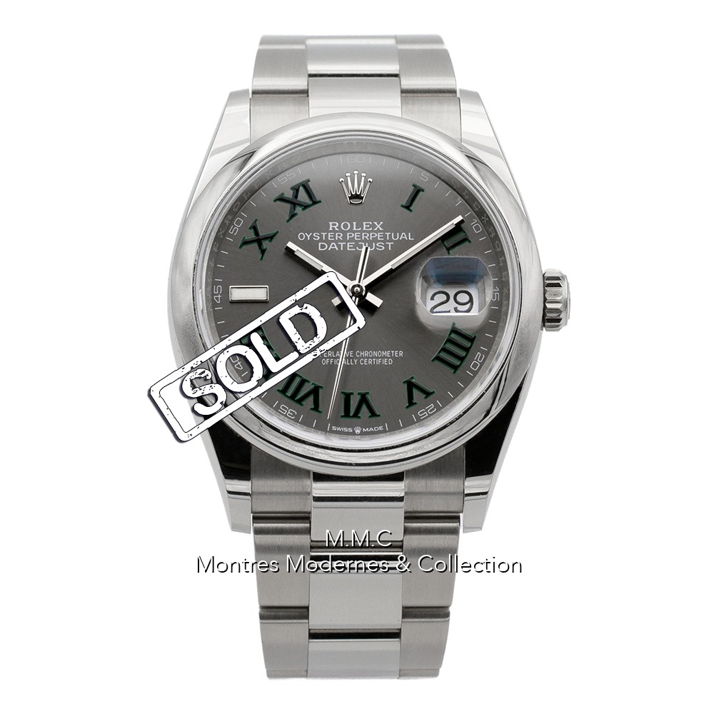 Rolex Datejust ref.126200 Wimbledon - Image 1