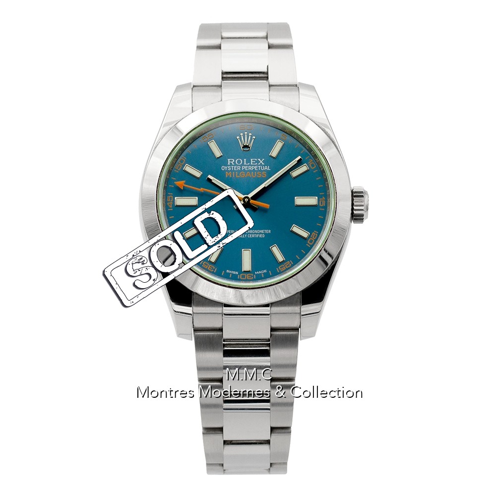 Rolex Milgauss réf.116400GV Blue Z - Image 1