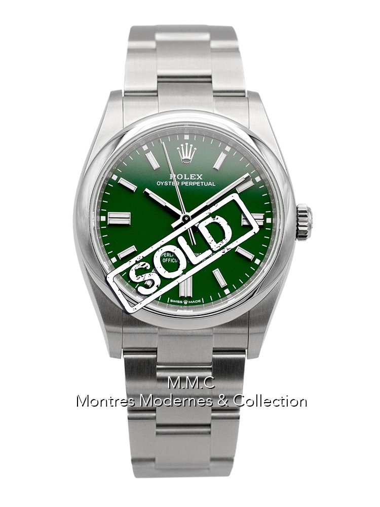 Rolex Oyster Perpetual 36mm ref.126000 Green Dial - Image 1