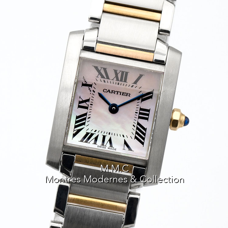 Cartier Tank Française Small Mother of Pearl - Image 4