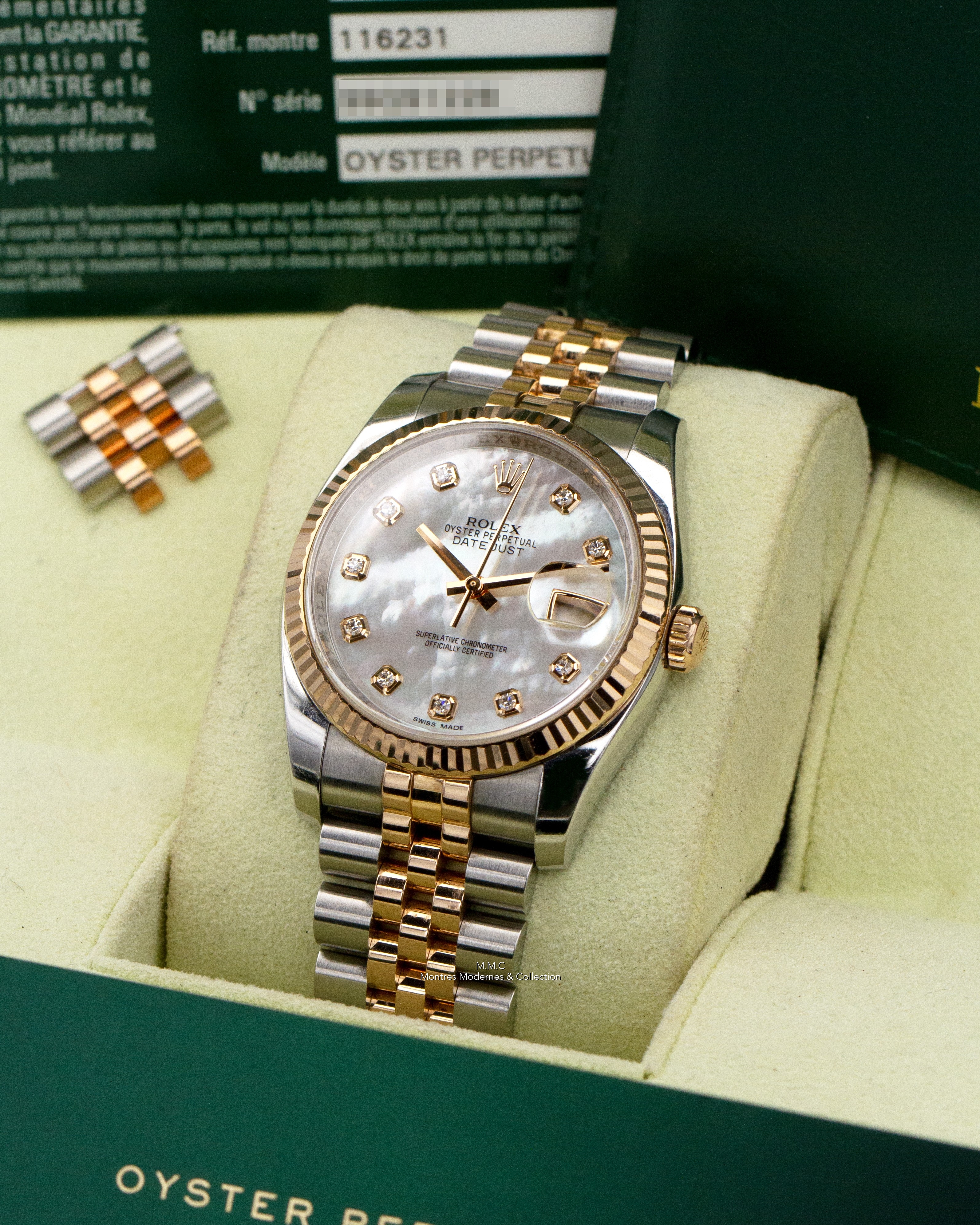 Rolex Datejust Mother of Pearl Dial ref.116231 - Image 6