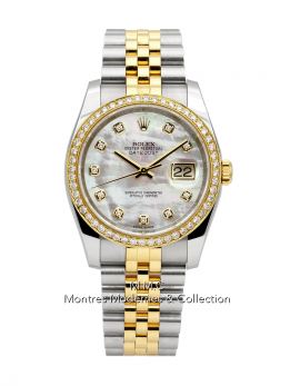 Rolex - Datejust ref.116233 Mother of Pearl & Diamonds Dial