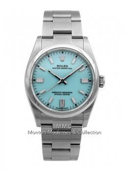 Rolex Oyster Perpetual Blue Tiffany Dial 36mm ref.126000 - Image 1