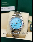 Rolex Oyster Perpetual Blue Tiffany Dial 36mm ref.126000 - Image 6