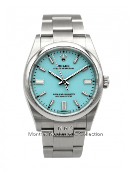 Rolex - Oyster Perpetual Blue Tiffany Dial 36mm ref.126000