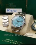 Rolex Oyster Perpetual Blue Tiffany Dial 36mm ref.126000 - Image 6